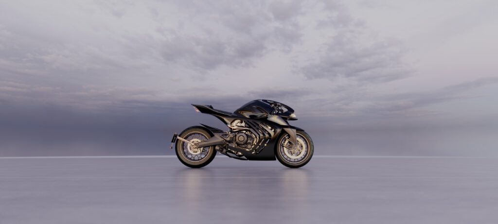 Aston Martin AMB 002 Roadster Is a 130bhp Titanium-Framed Motorcycle Built for the Road